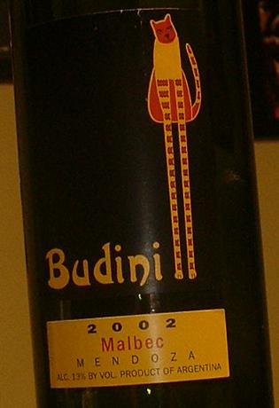 Budini Malbec 2002